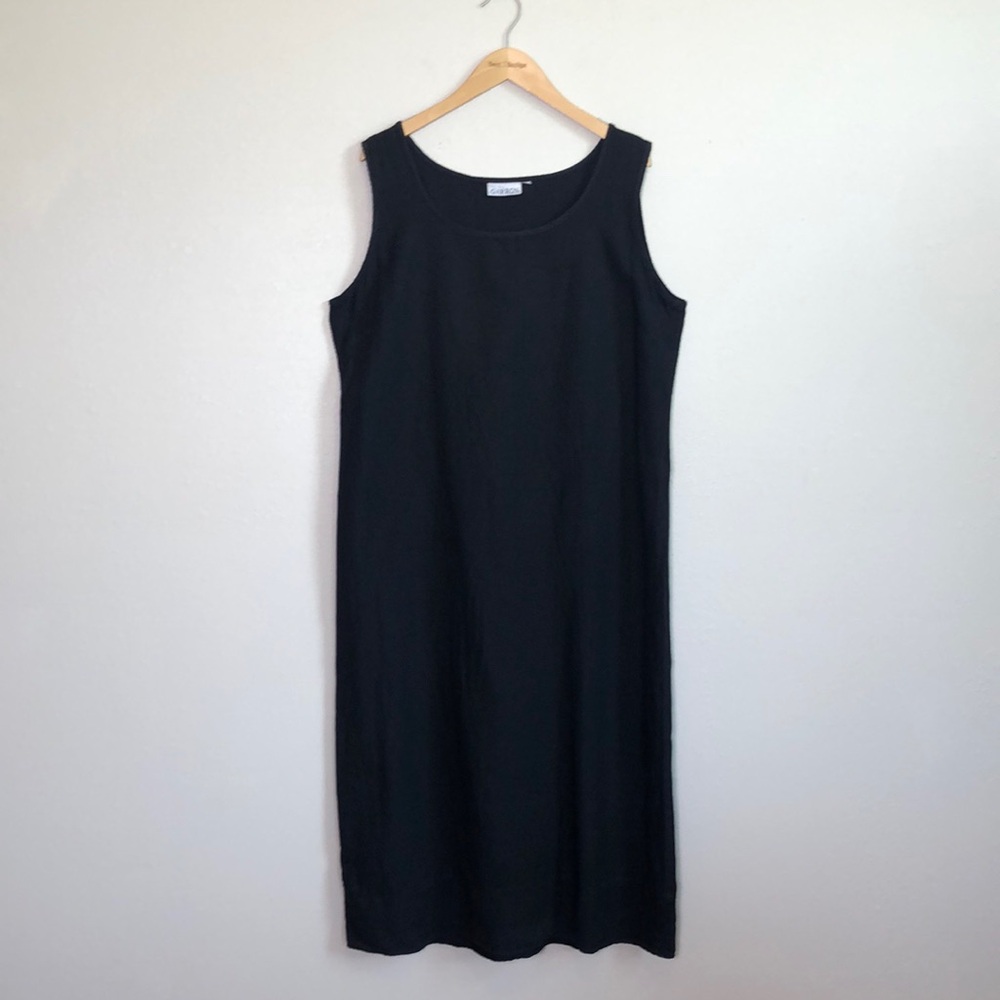 Sleeveless Black Maxi Dress - Unbranded